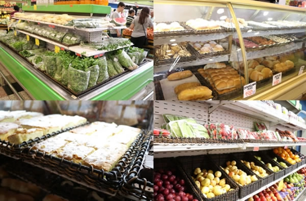 Expositores de plástico sintético em padarias, supermecados e hortifrutis trazem organização